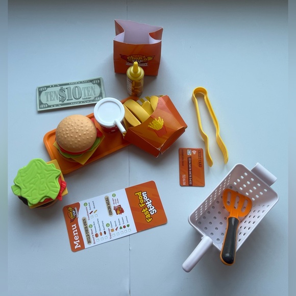 Other - Kids Fast Food Play Set with Accessories